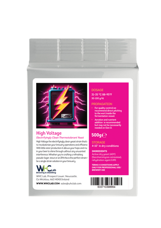 High Voltage Electrifyingly Clean Thermo Tolerant Yeast